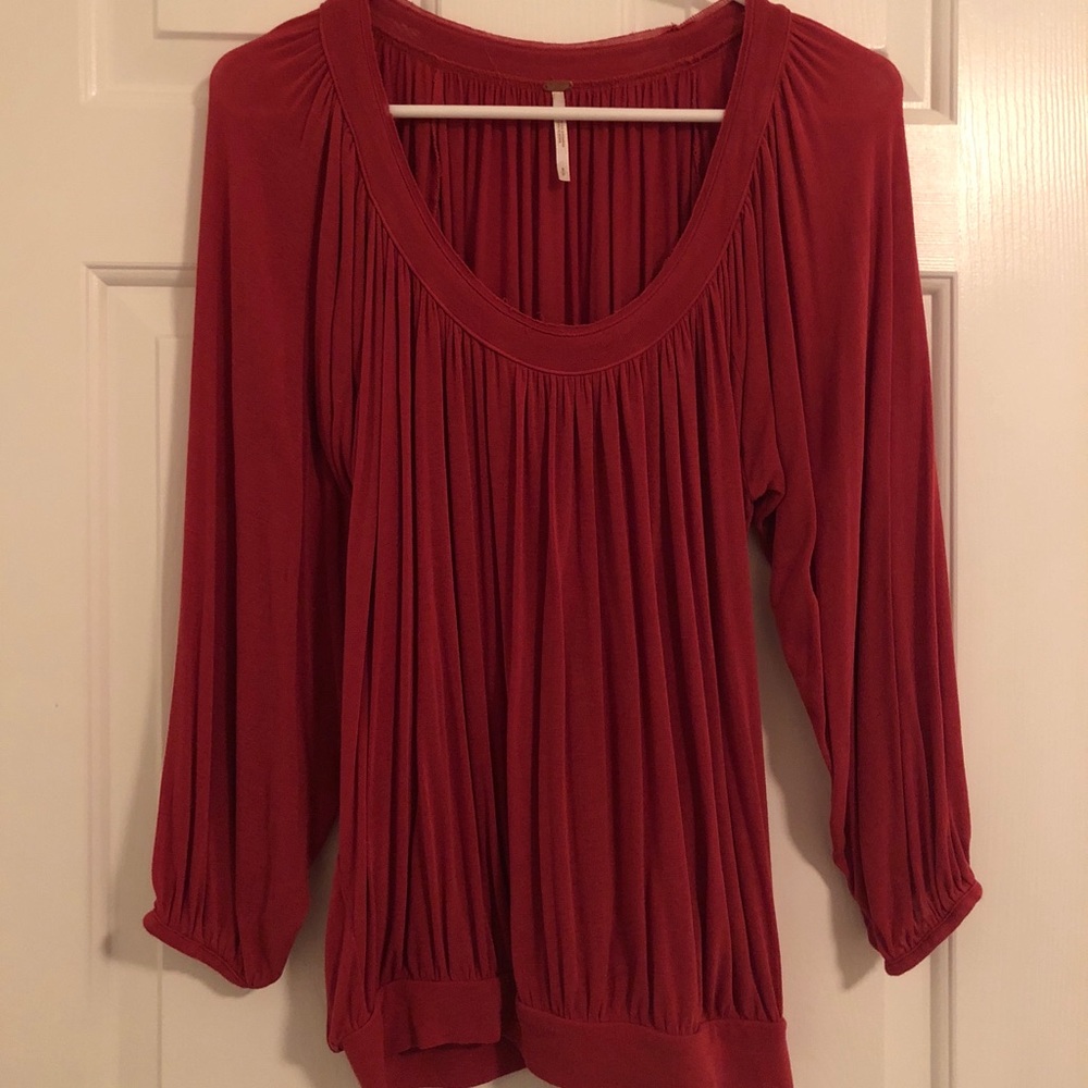 Free People Off the Shoulder Shirt
